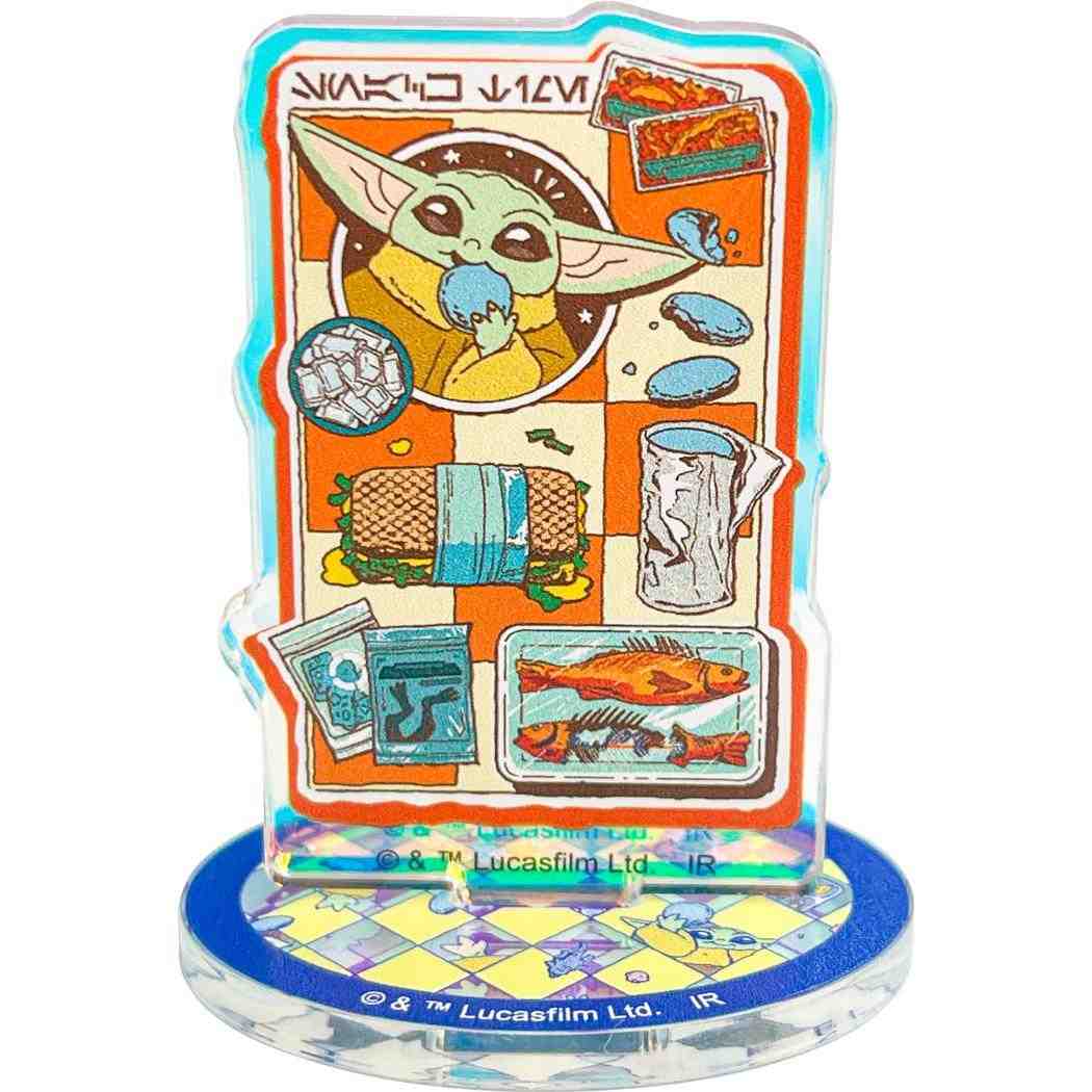 スターウォーズ マンダロリアン アンド グローグー アクスタ ブラインドオーロラアクリルスタンド 全7種の内どれか1個 STAR WARS インロック コレクション雑貨 ディズニー 日本製 単品 キャラクター グッズ メール便可 シネマコレクション