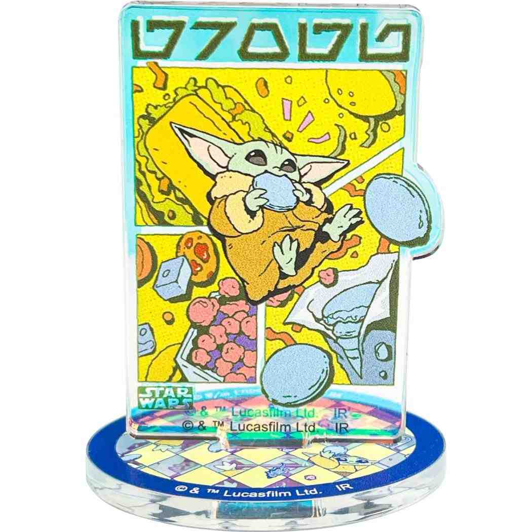 スターウォーズ マンダロリアン アンド グローグー アクスタ ブラインドオーロラアクリルスタンド 全7種の内どれか1個 STAR WARS インロック コレクション雑貨 ディズニー 日本製 単品 キャラクター グッズ メール便可 シネマコレクション