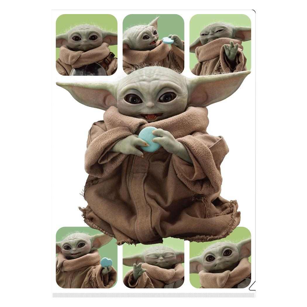 スターウォーズ マンダロリアン アンド グローグー クリアフォルダー クリアファイル A4 コレクション雑貨 日本製 STAR WARS インロック
