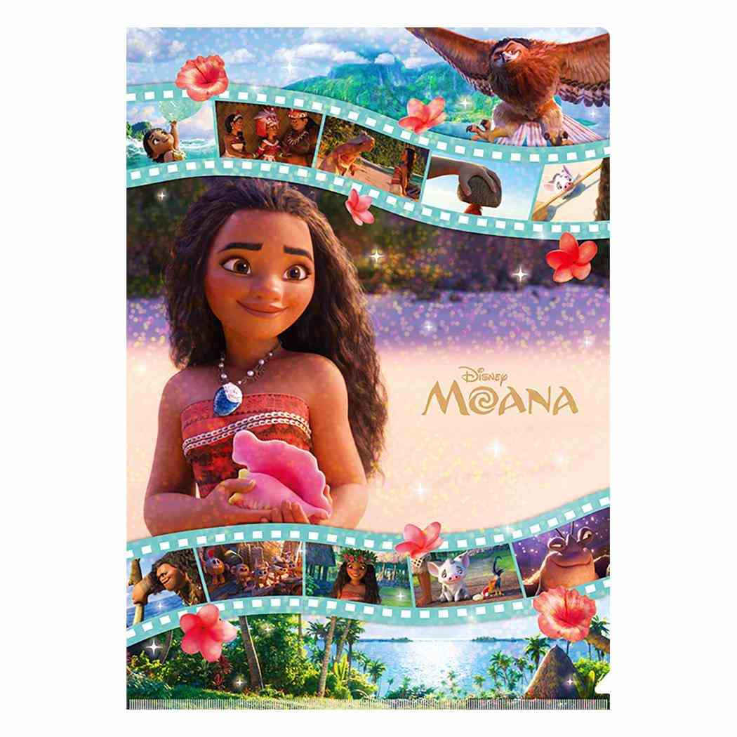 モアナと伝説の海 クリアファイル ホログラムクリアファイル A4 ディズニー インロック