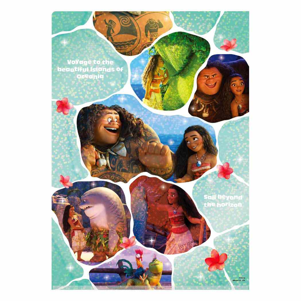 モアナと伝説の海 クリアファイル ホログラムクリアファイル A4 ディズニー インロック