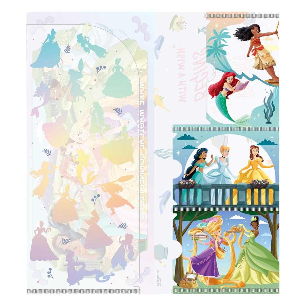 ディズニープリンセス ミニクリアファイル チケットホルダー Disney インロック