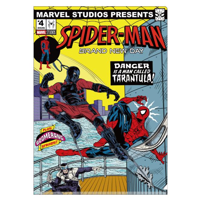 スパイダーマン：ブランド・ニュー・デイ クリアフォルダー クリアファイル A4 MARVEL インロック