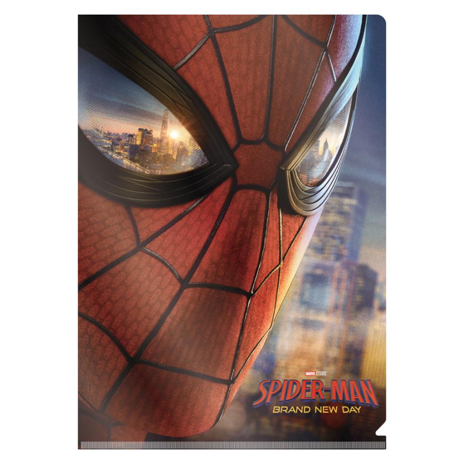 スパイダーマン：ブランド・ニュー・デイ クリアフォルダー メタリッククリアファイル A4 MARVEL インロック