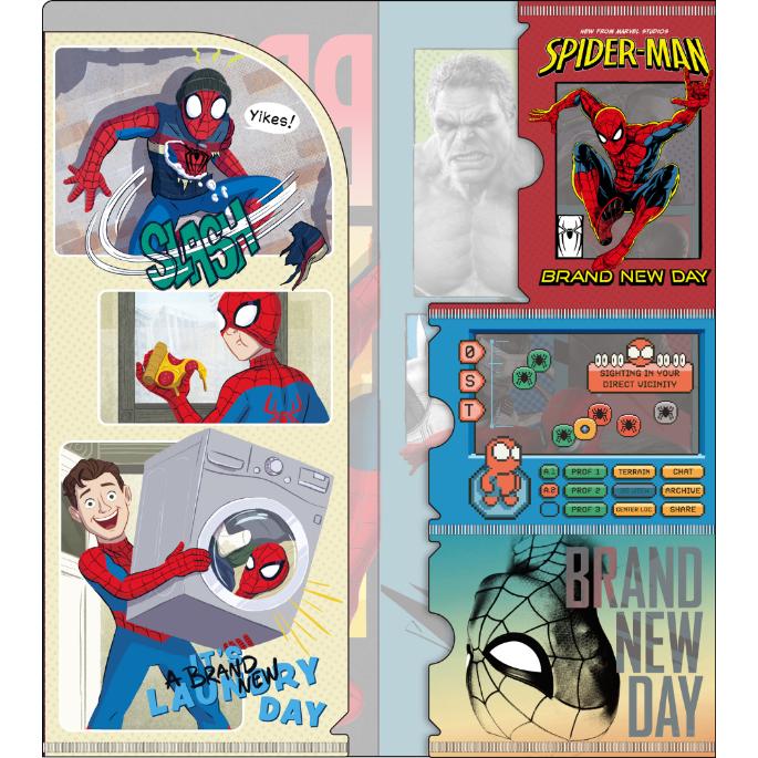 スパイダーマン：ブランド・ニュー・デイ ミニクリアファイルファイル チケットホルダー MARVEL インロック