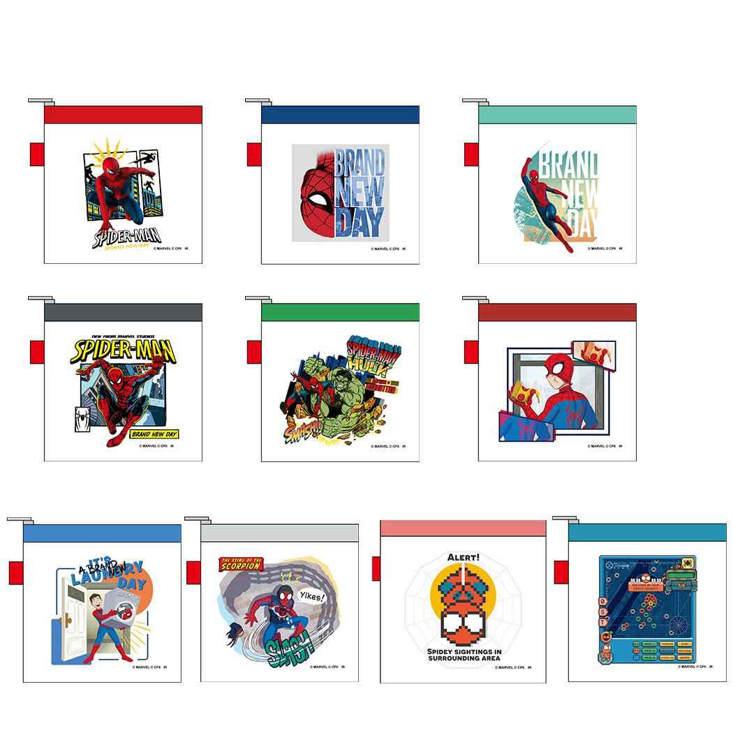 スパイダーマン：ブランド・ニュー・デイ ミニポーチ ブラインドポーチ 全10種 10個入セット BOX MARVEL インロック