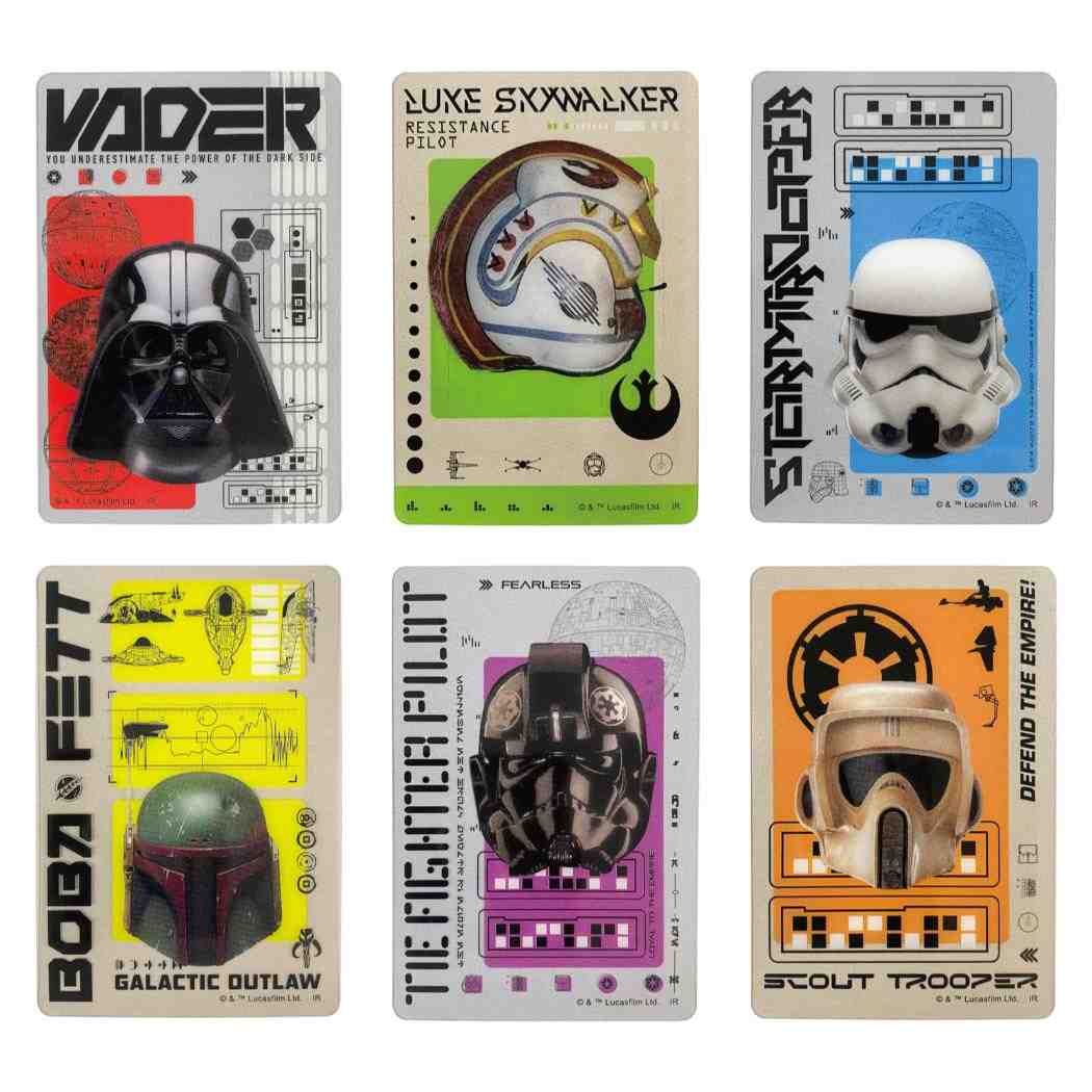 クリアカードコレクション全6種の内どれか1個 コレクション雑貨 スターウォーズ STAR WARS SAGA STAR WARS インロック コレクター雑貨 メール便可
