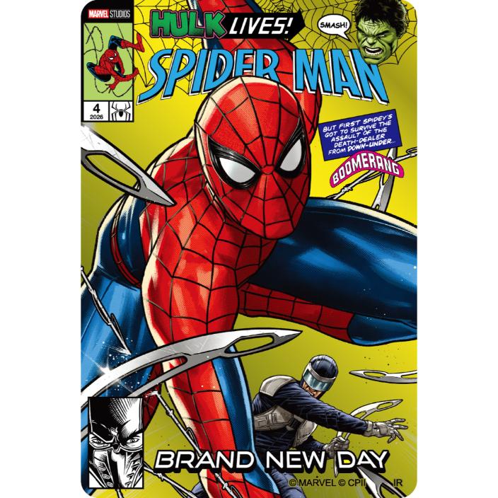 スパイダーマン：ブランド・ニュー・デイ コレクション雑貨 メタリックカードコレクション 全12種の内どれか1個 MARVEL インロック