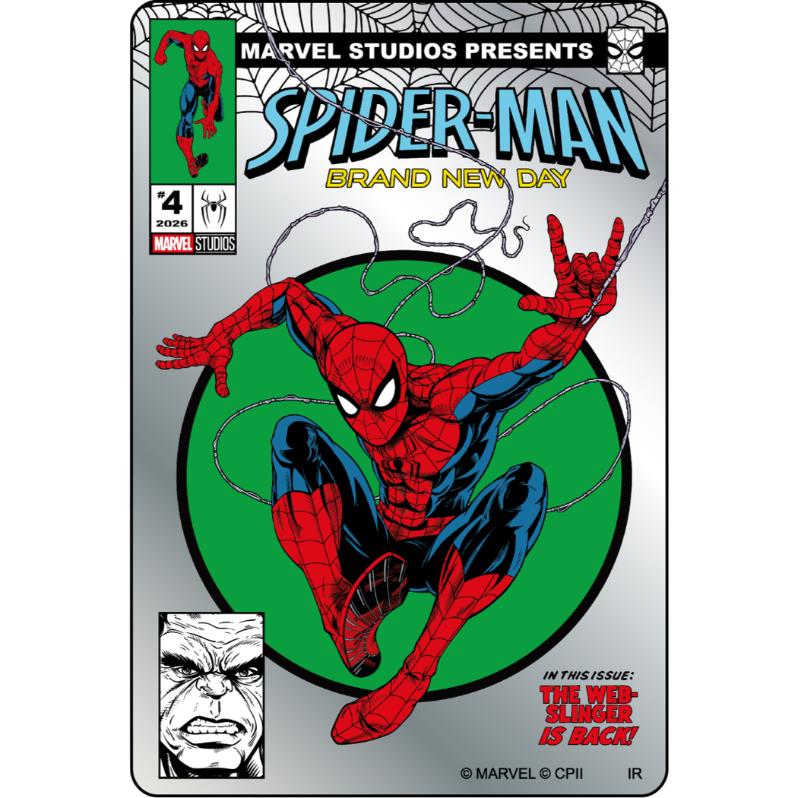 スパイダーマン：ブランド・ニュー・デイ コレクション雑貨 メタリックカードコレクション 全12種の内どれか1個 MARVEL インロック