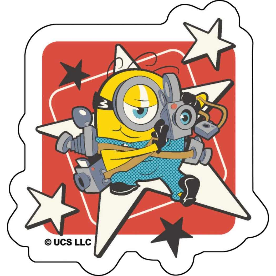 ミニオンズ＆モンスターズ POSTCARD＆ダイカットシール ポストカード4枚＆ステッカー5枚セット ユニバーサル映画 インロック