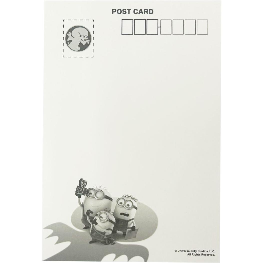 ミニオンズ＆モンスターズ POSTCARD＆ダイカットシール ポストカード4枚＆ステッカー5枚セット ユニバーサル映画 インロック