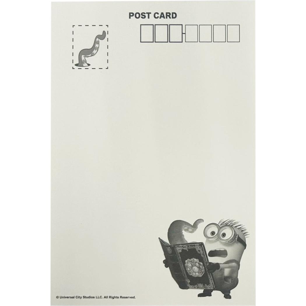 ミニオンズ＆モンスターズ POSTCARD＆ダイカットシール ポストカード4枚＆ステッカー5枚セット ユニバーサル映画 インロック