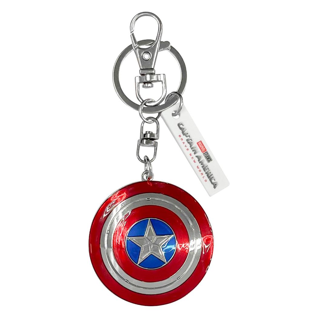 メタルキーホルダー キーリング キャプテンアメリカ：ブレイブ ニュー ワールド MARVEL インロック コレクション雑貨 メール便可