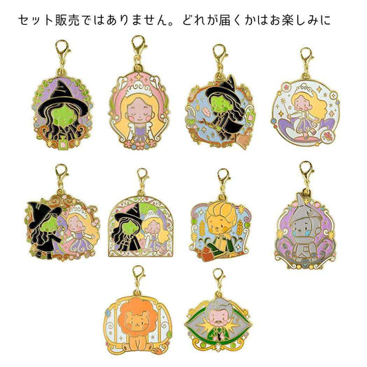 ウィキッド 永遠の約束 ファスナーマスコット メタルチャームコレクション 全10種の内どれか1個 イラスト インロック コレクション雑貨 単品 映画キャラクター グッズ メール便可 シネマコレクション