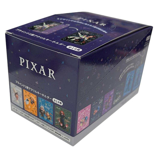 PIXAR ピクサー キーリング ブラインド2層アクリルキーホルダー 全14種 14個セット BOX インロック