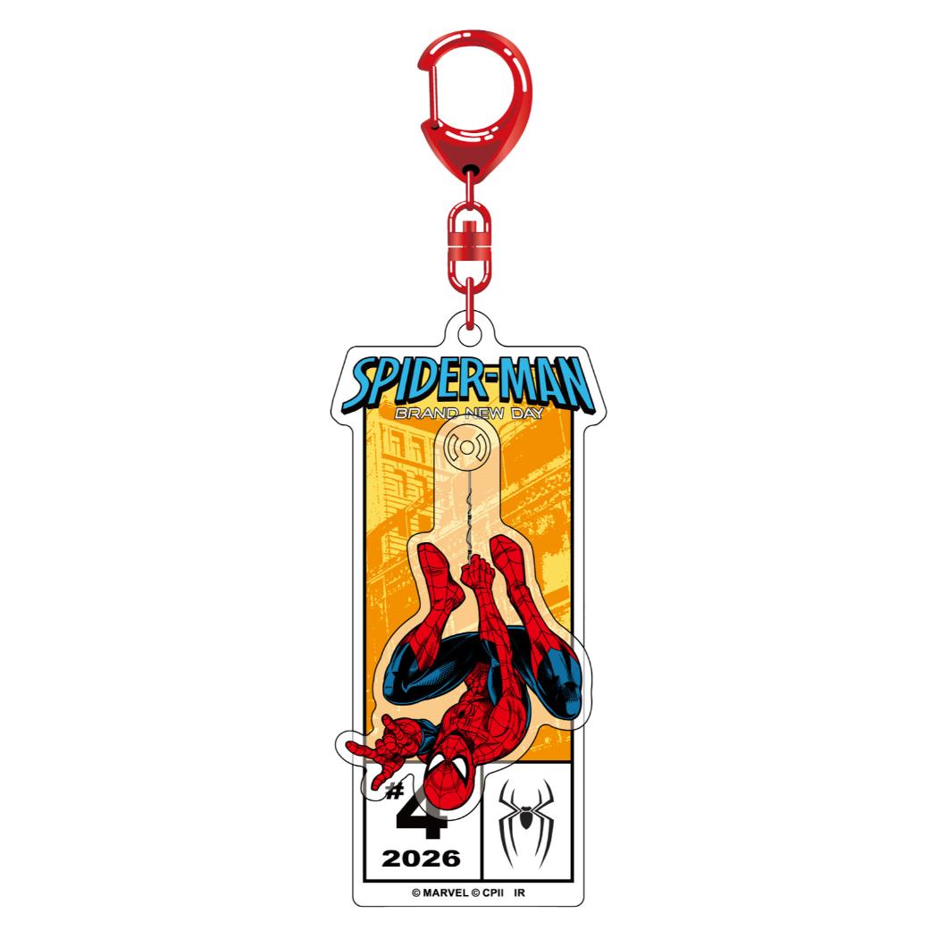 スパイダーマン：ブランド・ニュー・デイ キーリング SWINGキーホルダー MARVEL インロック