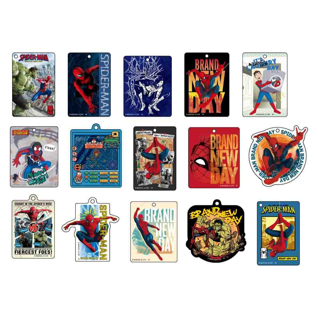 スパイダーマン：ブランド・ニュー・デイ キーホルダー ブラインドアクリルレイヤーキーチェーン 全15種 15入セット BOX MARVEL インロック