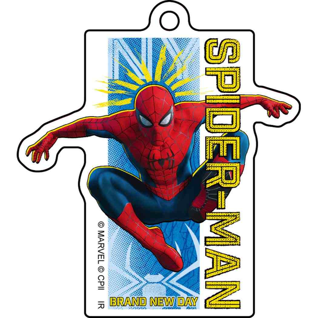 スパイダーマン：ブランド・ニュー・デイ キーホルダー ブラインドアクリルレイヤーキーチェーン 全15種の内どれか1個 単品 MARVEL インロック