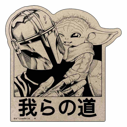 クラフトステッカー ビッグシール スターウォーズ マンダロリアン A STAR WARS インロック コレクション雑貨 メール便可