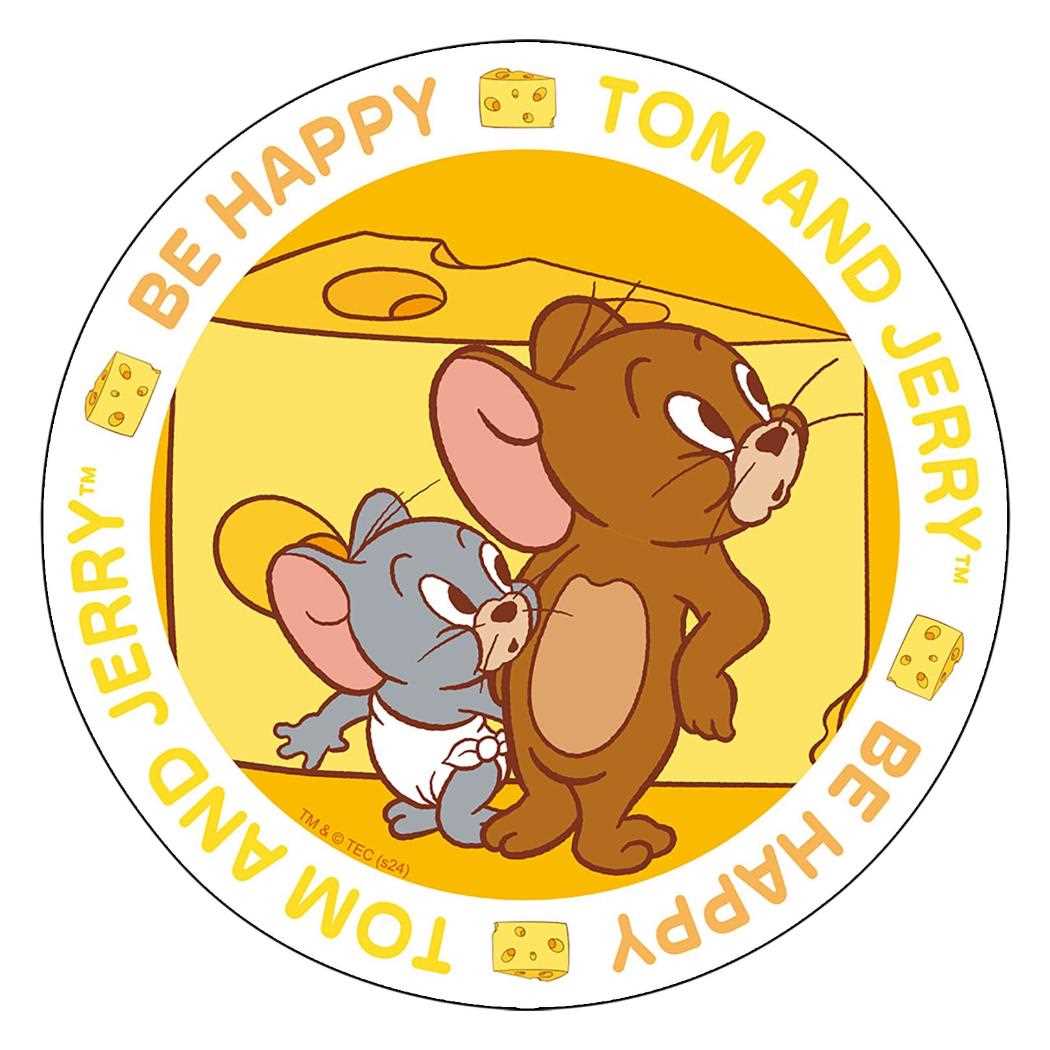 ダイカットステッカー シール トムとジェリー HAPPY HOLIDAYS WITH CHEESE！ B ワーナーブラザース インロック デコシール プレゼント メール便可
