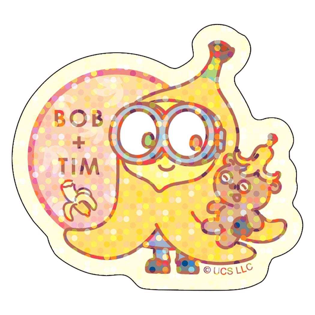 ホログラムステッカーセット ダイカットシール ミニオンズ Bob+Tim ユニバーサル映画 インロック デコステッカー シールセット かわいい メール便可