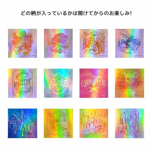 オーロラステッカーコレクション12種の内どれか1個 ダイカットシール ハリーポッター ワーナーブラザース インロック コレクション雑貨 映画メール便可