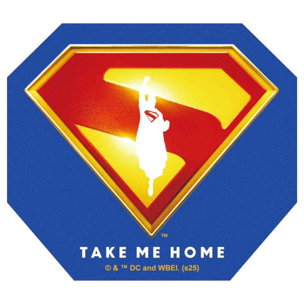 ミニステッカー ダイカットシール SUPERMAN スーパーマン B DCコミック インロック コレクション雑貨 映画メール便可