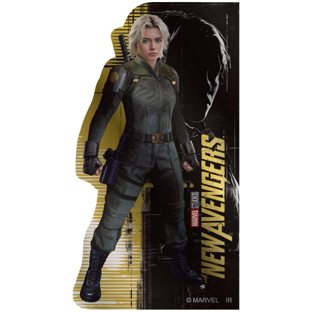 メタリックステッカーセット 6枚入り ダイカットシール サンダーボルツ MARVEL インロック コレクション雑貨 映画メール便可