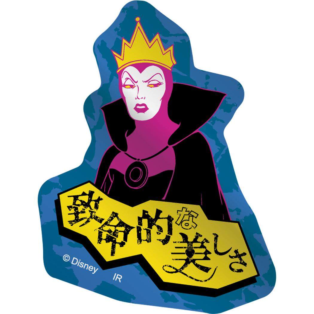 メタリックミニステッカーセット ダイカットシール ディズニーヴィランズ Power Word Villains 女王 ディズニー インロック コレクション雑貨 メール便可
