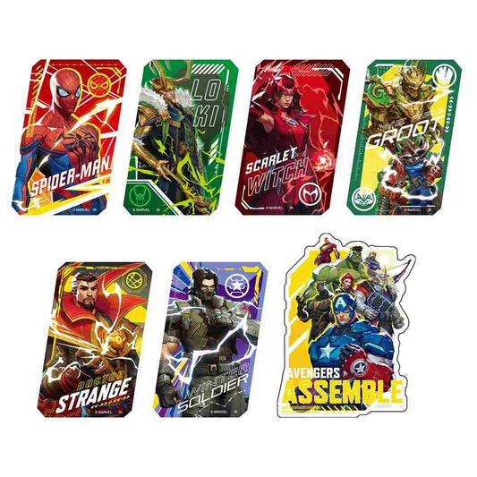 クリアステッカーセット 7枚入り ダイカットシール MAVEL RIVALS マーベルライバルズ MARVEL インロック デコレーション メール便可