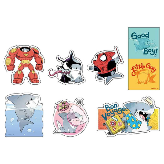 クリアステッカーセット 7枚入り ダイカットシール MAVEL RIVALS マーベルライバルズ ジェフ MARVEL インロック デコレーション メール便可