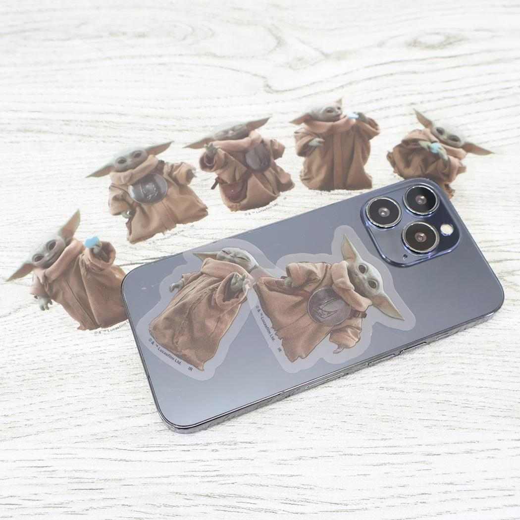 スターウォーズ マンダロリアン アンド グローグー ダイカットシール クリアステッカー7枚セット グローグー STAR WARS インロック