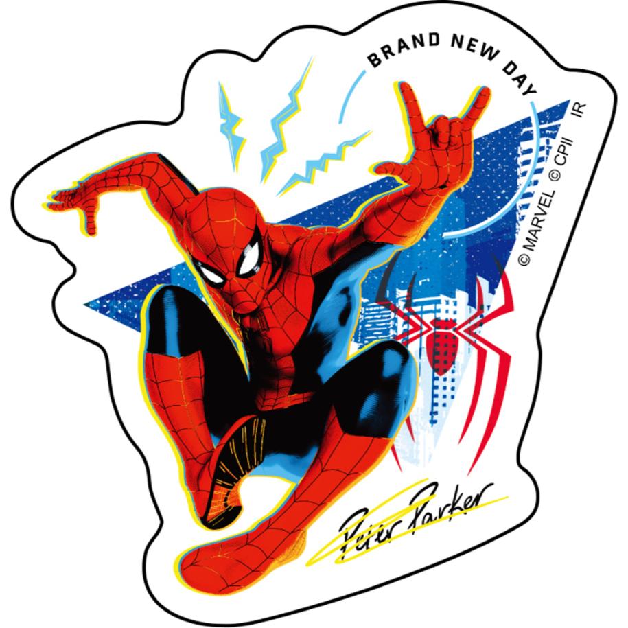 スパイダーマン：ブランド・ニュー・デイ ダイカットシール ステッカー 5枚セット MARVEL インロック