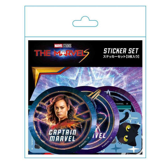 ステッカーセット 5枚入り ステッカーマーベルズ The Marvels MARVEL インロック コレクション雑貨 メール便可