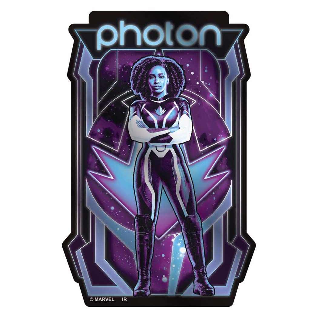 マーベルズ ステッカーキャラクター メタリックステッカー PHOTON MARVEL インロック コレクション雑貨 キャラクター グッズ メール便可