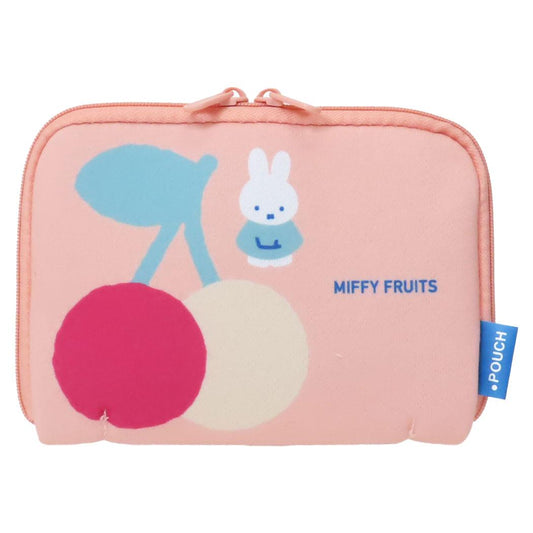 どっとポーチ ショート ミニポーチ ミッフィー MIFFY FRUITS チェリー BE ディックブルーナ アイアップ 小物入れ コスメポーチ 絵本メール便可