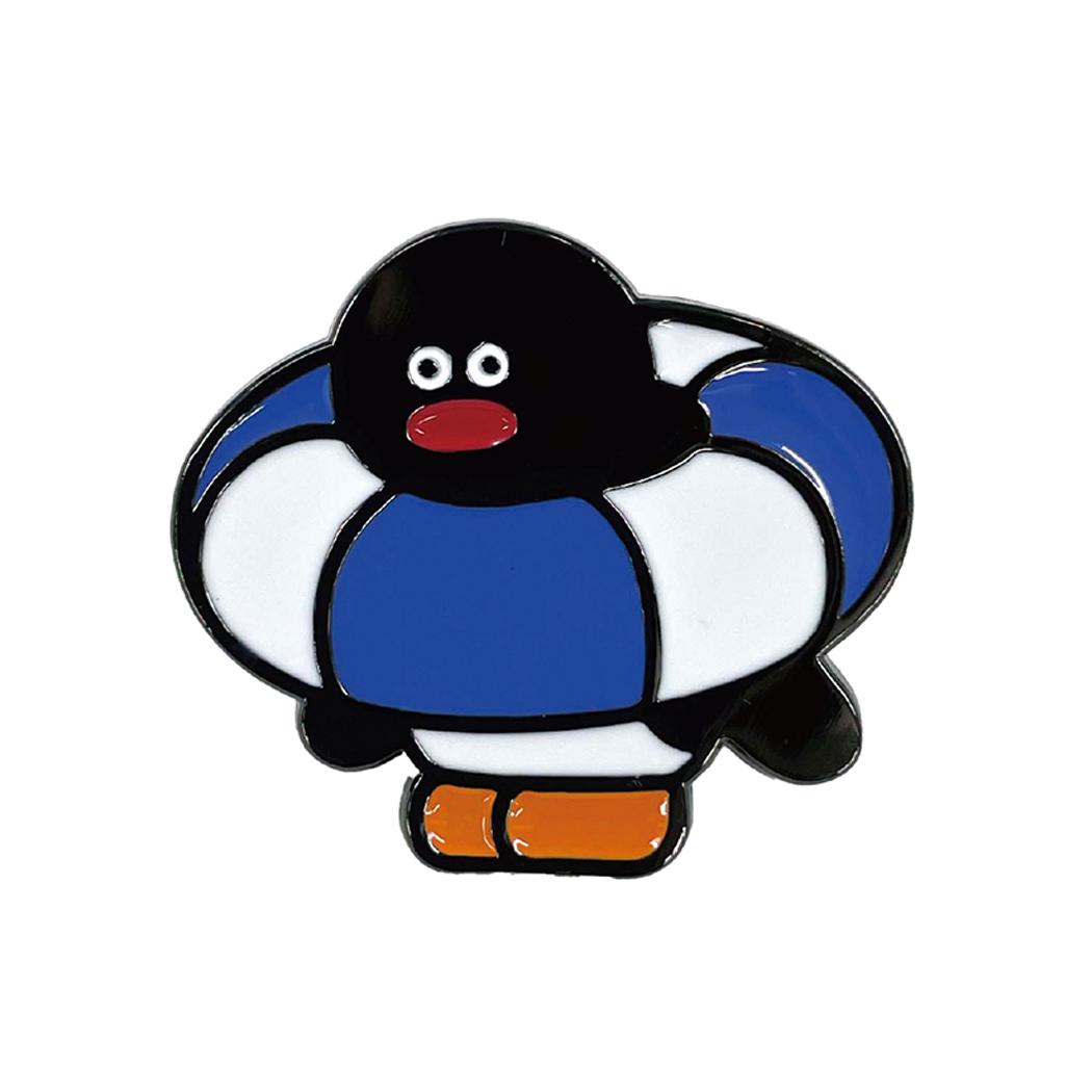 ピンズ ピンバッジ PINGUx松本セイジ Swim Ring ピングー アイアップ プレゼント かわいい メール便可