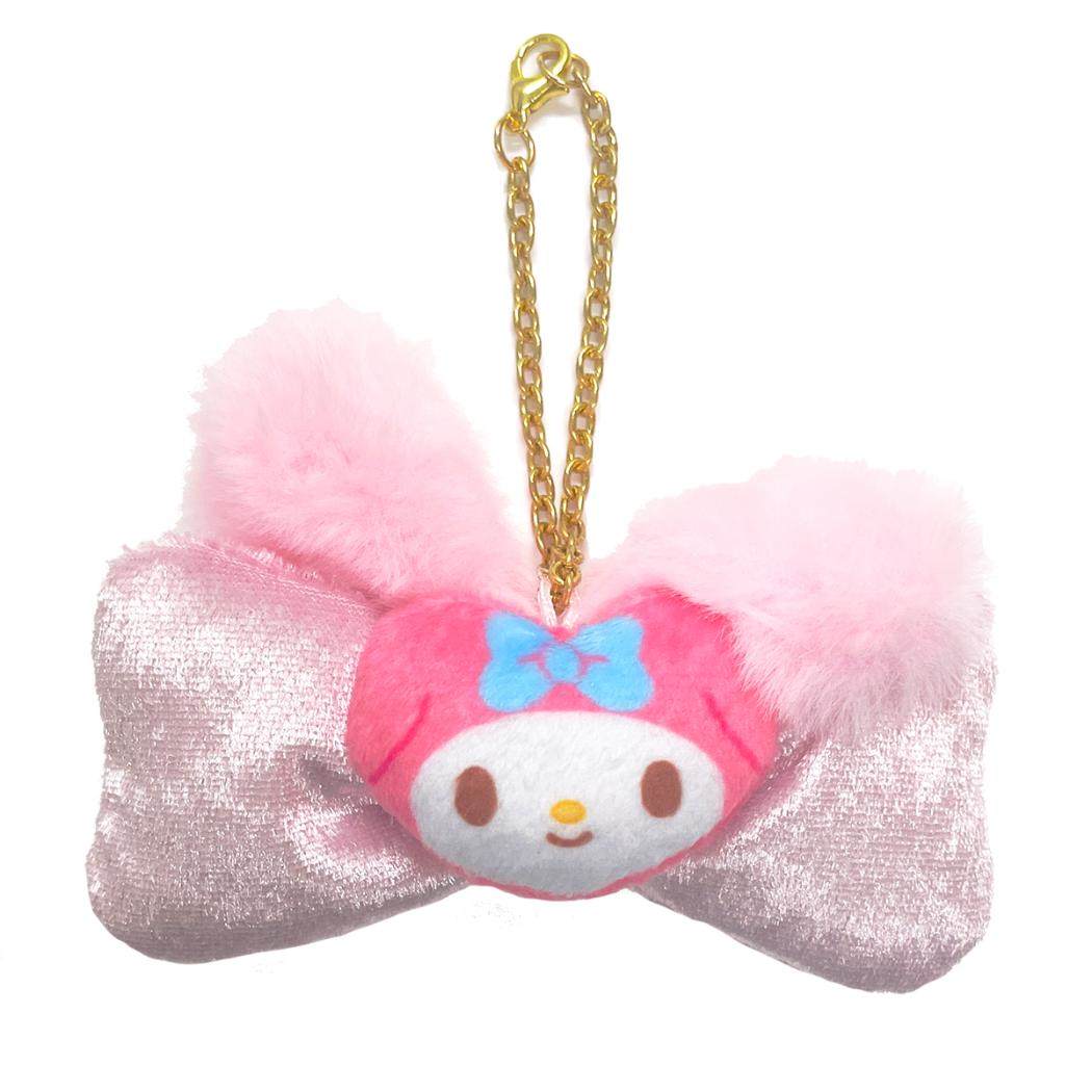 マイメロディ マスコット ふわみみリボンバッグチャーム サンリオ アイアップ ミニぬいぐるみ チェーン キャラクター グッズ メール便可 シネマコレクション