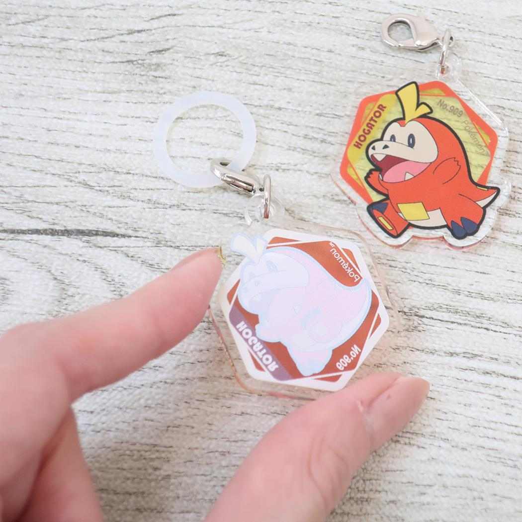 アクリルマーカーチャーム 2個セット レインポケットモンスター ホゲータ ポケモン アイアップ 目印 メール便可