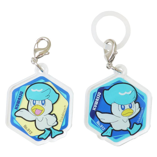アクリルマーカーチャーム 2個セット レインポケットモンスター クワッス ポケモン アイアップ 目印 メール便可