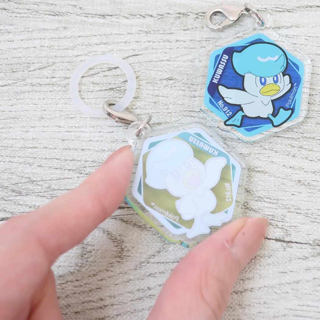 アクリルマーカーチャーム 2個セット レインポケットモンスター クワッス ポケモン アイアップ 目印 メール便可