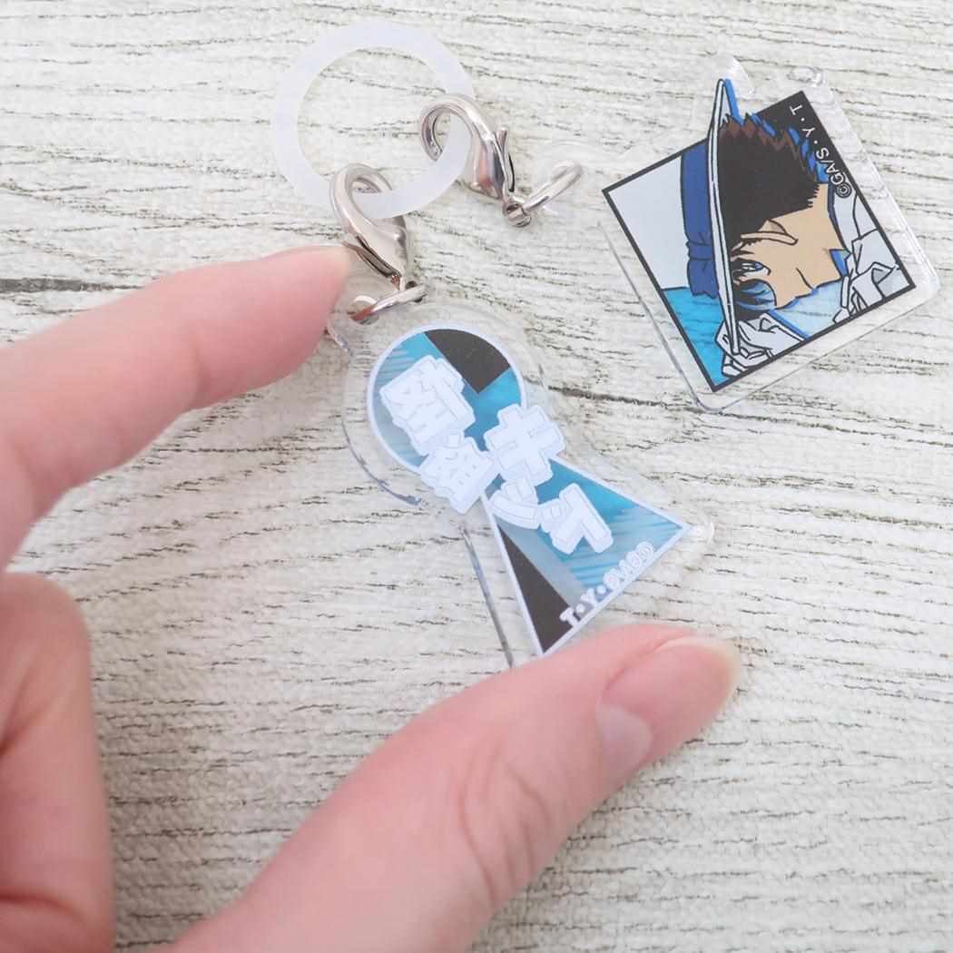 アクリルマーカーチャームセット 2個セット レイン名探偵コナン 怪盗キッド 少年サンデー アイアップ 目印 傘マーカー ボトルマーカー アニメメール便可