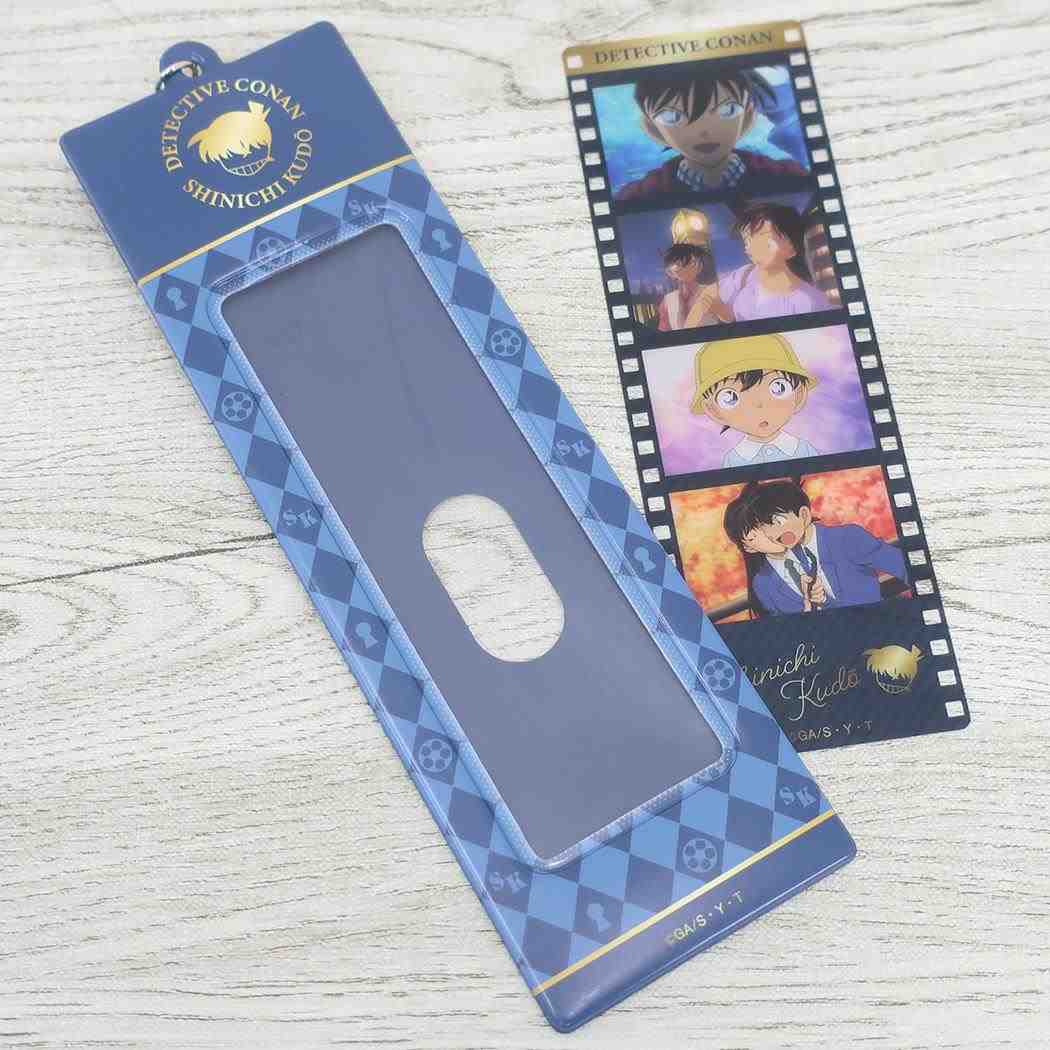 4cutフォトフィルムホルダー キーリング 名探偵コナン 工藤新一 少年サンデー アイアップ キーホルダー アニメメール便可