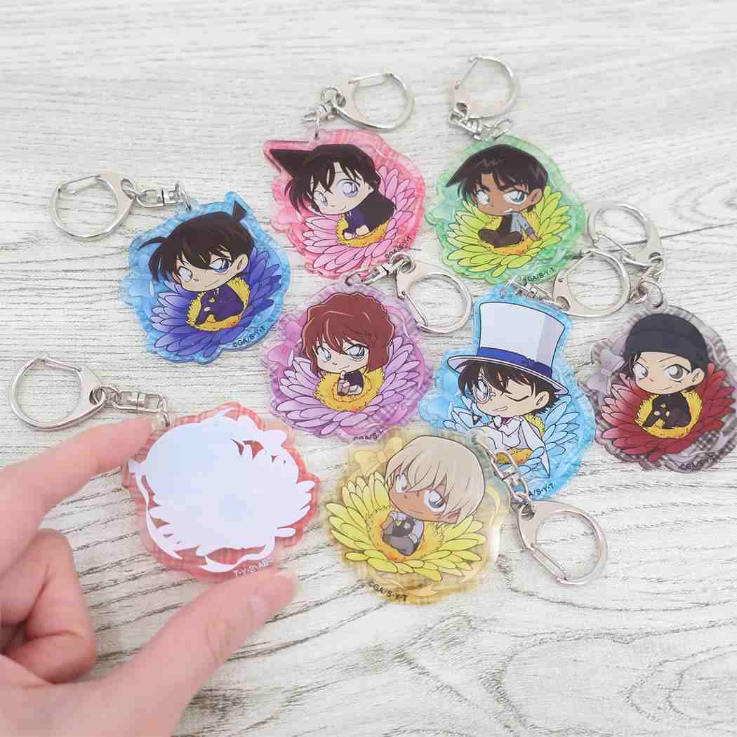 アクリルキーホルダー キーリング 名探偵コナン ぷちふれ 灰原哀 少年サンデー アイアップ アクキー アニメメール便可