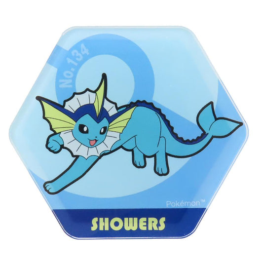 ハニカムアクリルマグネット BIG 磁石 ポケットモンスター vol.3 シャワーズ ポケモン アイアップ ホワイトボード 冷蔵庫 メール便可