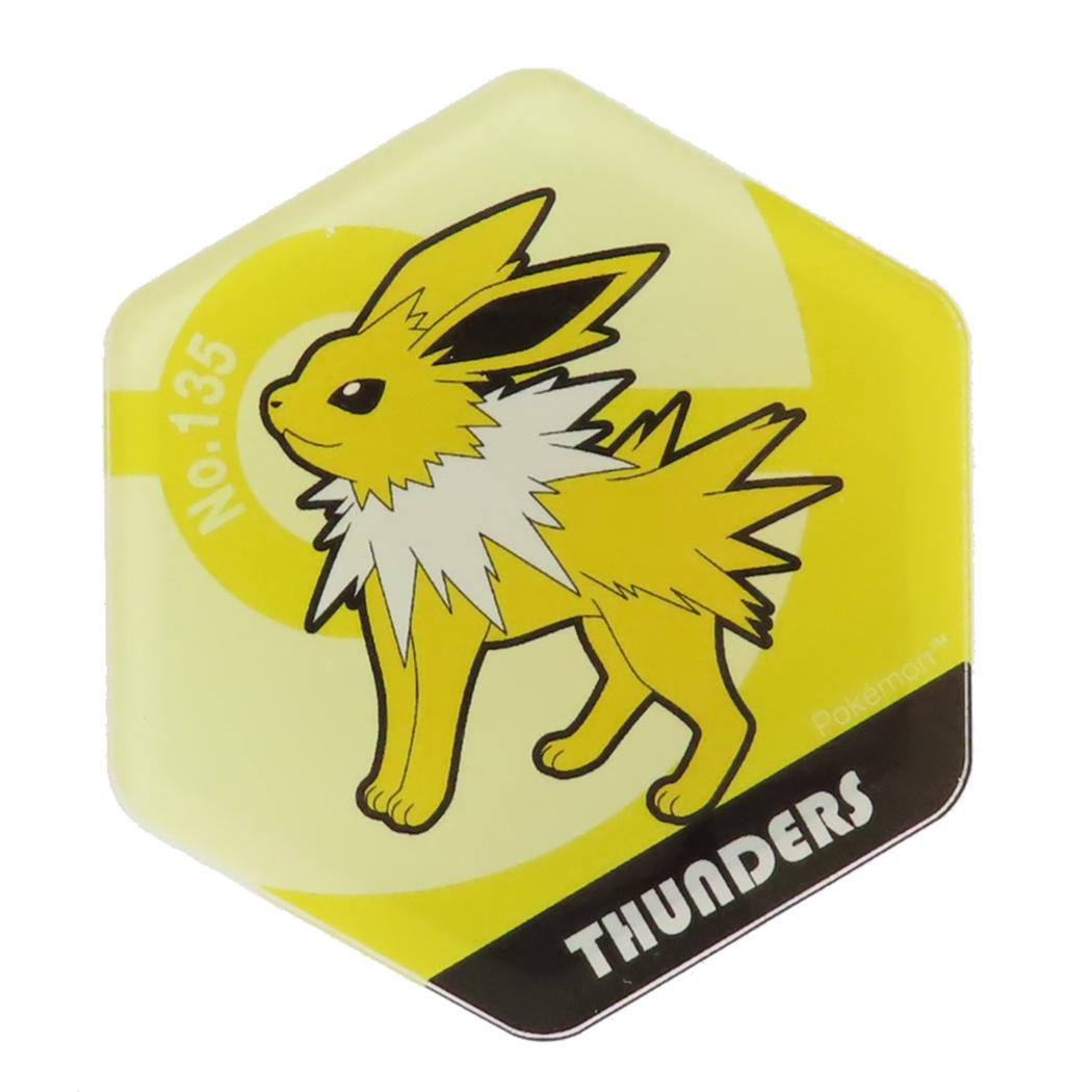 ハニカムアクリルマグネット BIG 磁石 ポケットモンスター vol.3 サンダース ポケモン アイアップ ホワイトボード 冷蔵庫 メール便可