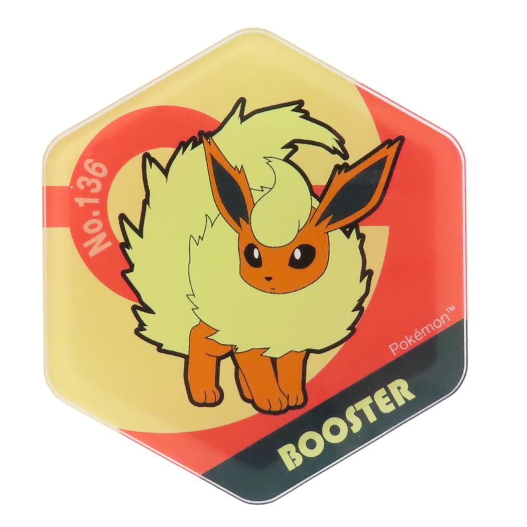 ハニカムアクリルマグネット BIG 磁石 ポケットモンスター vol.3 ブースター ポケモン アイアップ ホワイトボード 冷蔵庫 メール便可