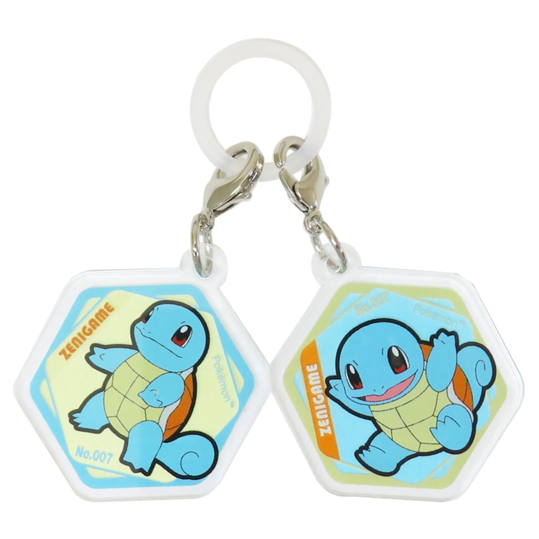 ポケットモンスター レイングッズ アクリルマーカーチャームセット vol.2 ゼニガメ ポケモン アイアップ めじるしチャーム キャラクター グッズ メール便可 シネマコレクション