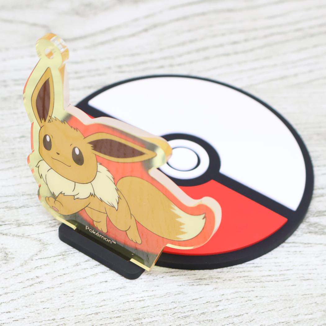 スタンドコースターキーチェーン テーブルウェア ポケットモンスター イーブイ ポケモン アイアップ コップ置き コップ敷き メール便可