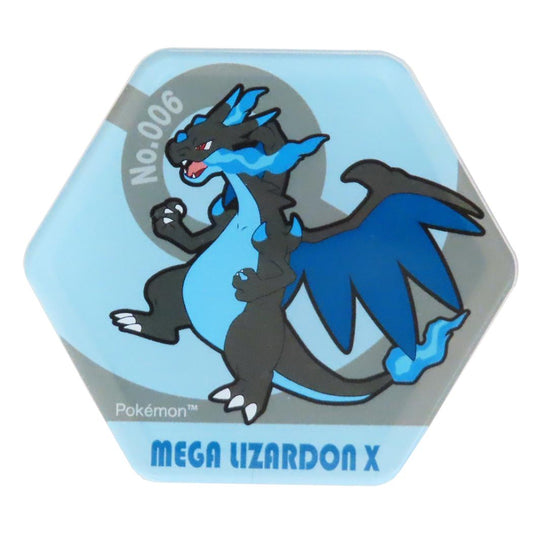 ハニカムアクリルマグネットBIG 磁石 ポケットモンスター メガリザードンX ポケモン アイアップ ホワイトボード 冷蔵庫 メール便可